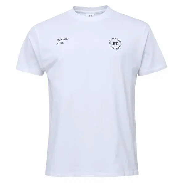 Russell Athletic T-SHIRT Pánské tričko, bílá, velikost