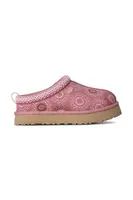 Dětské semišové papuče UGG TAZZ SUN STITCH
