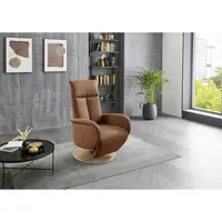 Sit & More RELAXAČNÍ KŘESLO, textil, barvy lískového ořechu