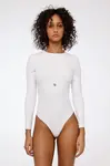 Body GOD SAVE QUEENS LONG SLEEVE CREW-NECK BODYSUIT