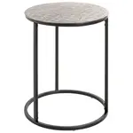 ODKLÁDACÍ STOLEK, černá, barvy stříbra