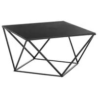 Boxxx KONFERENČNÍ STOLEK, černá, kov, sklo, 80/80/45 cm