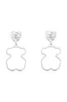 Stříbrné náušnice Tous New Silueta