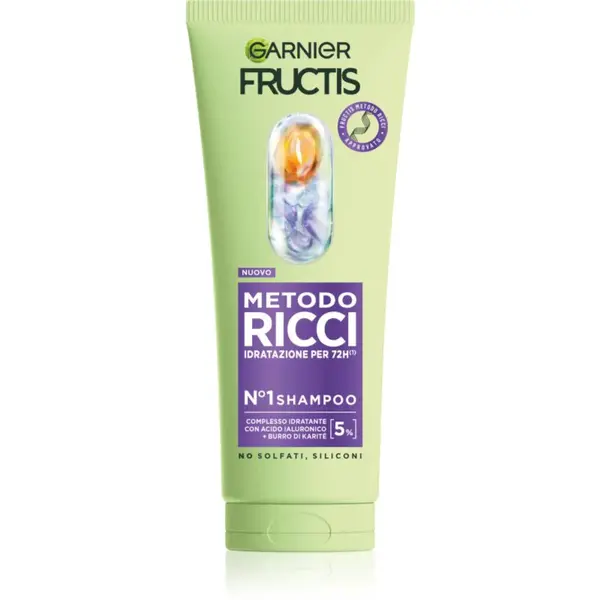 Garnier Fructis Metodo Ricci hydratační šampon pro aktivaci kudrlin 200 ml
