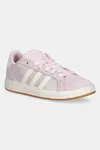 Dětské semišové sneakers boty adidas GRAND COURT 00s růžová barva, JP5895