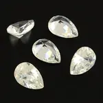 Teardrop Shaped Cubic Zirconia Pointed Back Cabochons