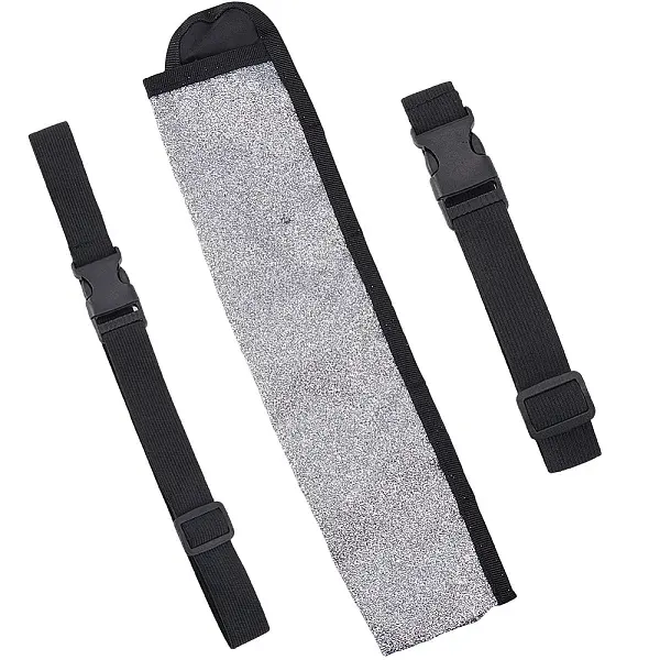 Oxford Collapsible Floral Print Chinese Fan Storage Bag