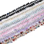 Resin Rhinestone Crystals Beaded Trim