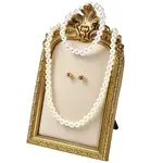 1Pc TPR Covered with Velvet Necklace Display Photo Frames