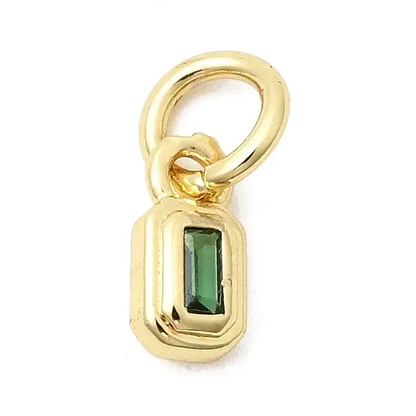 Brass Cubic Zirconia Charms