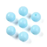 Opaque Solid Color Glass Beads