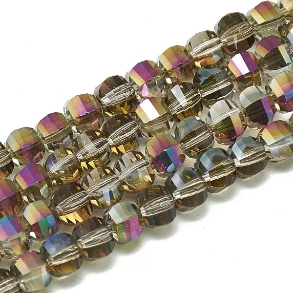 Electroplate Glass Beads Strands