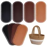 8Pcs 4 Colors Oval Felt Fabric