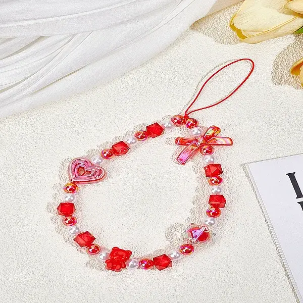 1Pc Acrylic Nylon Rope Mobile Straps