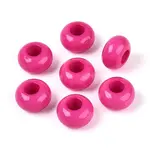 Opaque Acrylic European Beads