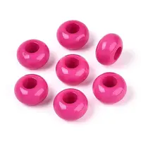 Opaque Acrylic European Beads