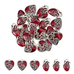 24Pcs 2 Style Alloy Enamel Pendants