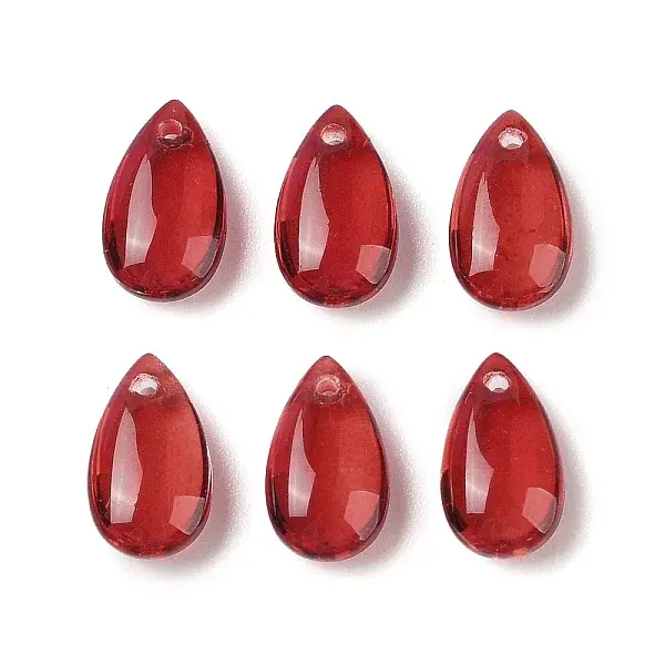 Transparent Glass Charms