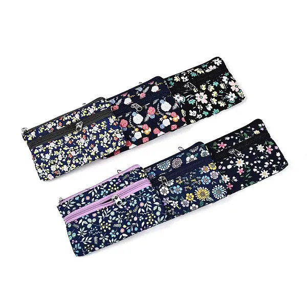 Flower Pattern Cotton Cloth Wallets