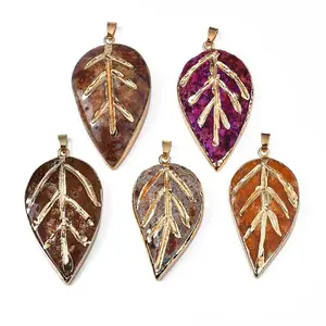 Natural Agate Big Pendants