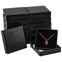 Lichee Textured Cardboard Jewelry Boxes