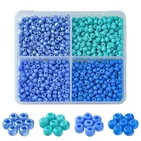 36G 4 Colors Baking Paint Glass Seed Beads