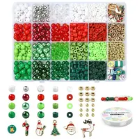 Christmas Theme DIY Acrylic Beads Bracelets Making Kits