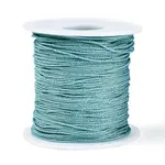 100M Segment Dyed Round Polyester Metallic Braided Cords