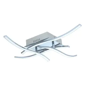 LED stropné osvetlenie Eglo VALMORA chróm 96327