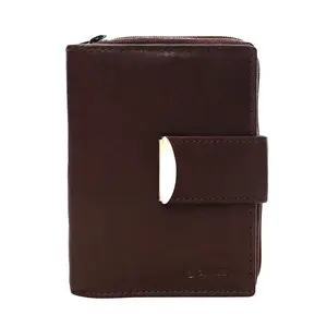 Dámská kožená peněženka hnědá - Diviley Oryna