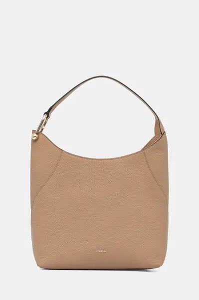 Kožená kabelka Furla Lara M Hobo