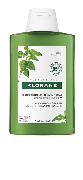 KLORANE Šampon s BIO kopřivou mastné vlasy 200 ml