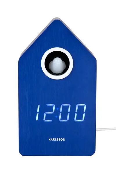 Kukačkové hodiny Karlsson Cuckoo LED 16 cm