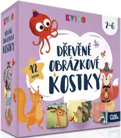 Kvído - Dřevěné obrázkové kostky