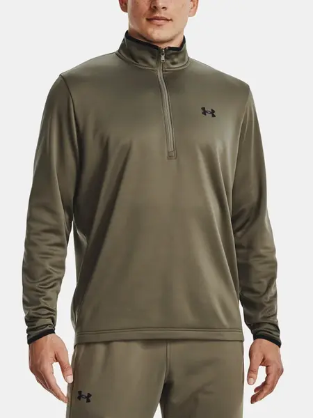 Under Armour Mikina UA Armour Fleece 1/2 ZIP-GRN - Pánské