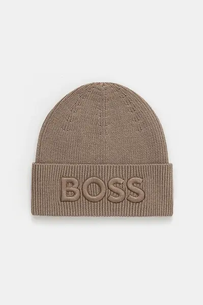 BOSS Orange Vlnená čiapka BOSS Orange Afox_R
