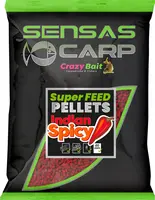 Sensas pelety super feed indian spicy 650 g - 2 mm