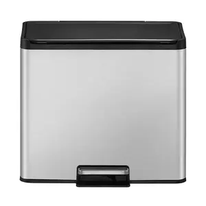 Odpadkový koš Eko Essential 9+9+9l inox mat 822827