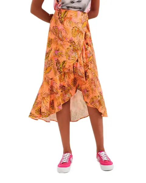 Desigual asymetrická vzorovaná sukně