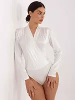 Elegantní bílé body s dlouhým rukávem