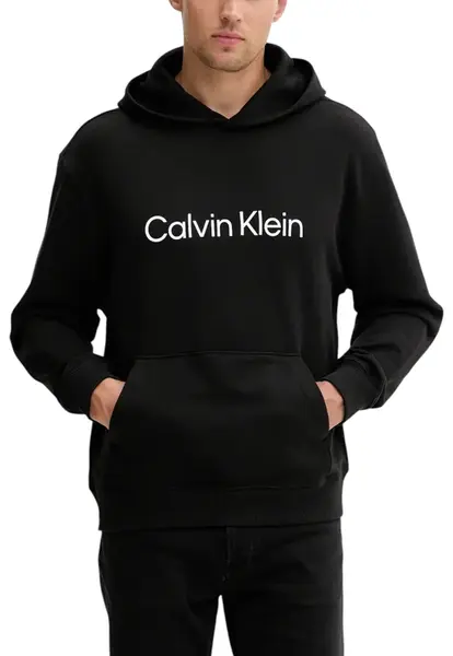 Čierna mikina Calvin Klein s kapucňou
