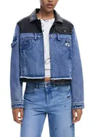 Desigual džínová bunda s Mickey Mouse motivem