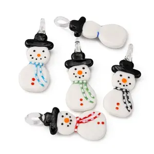 Christmas Handmade Lampwork Pendants