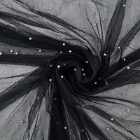 Polyester with Plastic Pearl Fabric