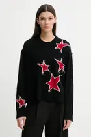 Kašmírový svetr ZADIG&VOLTAIRE dámský, černá barva, KWSW02842