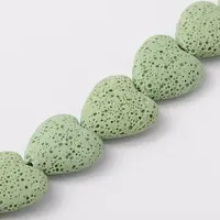 Dyed Natural Lava Rock Bead Strands