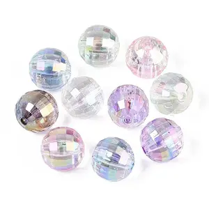 UV Plating Transparent Acrylic Beads