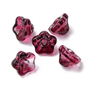 Baking Paint Transparent Glass Beads