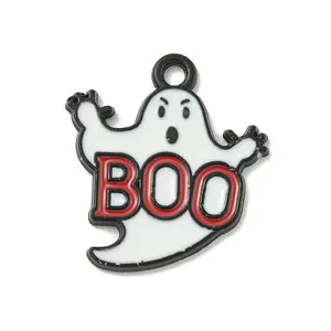 Halloween Theme Alloy Enamel Pendants