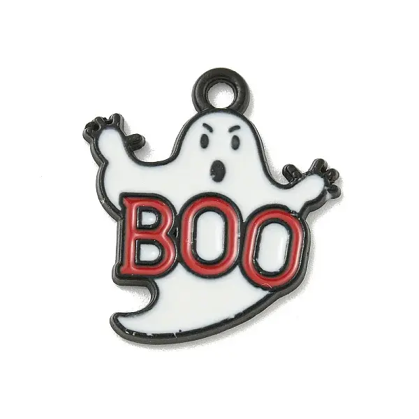 Halloween Theme Alloy Enamel Pendants